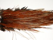WSGMS-5032 Whiting Dry Fly Hackle, Farms Silver Grade Midge Saddle Furnace Ties Sizes 16-18