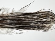 HSGS-6336 Hebert Dry Fly Hackle, Silver Grade Saddle Variant Ties Sizes 12-14