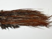 WBGMS-6409 Whiting Dry Fly Hackle, Farms Bronze Grade Midge Saddle Furnace Ties Sizes 16-20