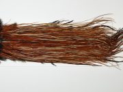 WBGMS-6418 Whiting Dry Fly Hackle, Farms Bronze Grade Midge Saddle Furnace Ties Sizes 18-20