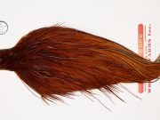 WSGC-7081A Whiting Dry Fly Hackle, Farms Silver Grade Cape Brown Ties Sizes 10-20