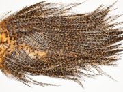 7343 Coq De Leon Dry Fly Hackle, Bronze Grade Saddle Golden Brown