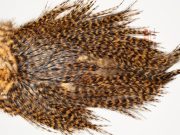 7347 Coq De Leon Dry Fly Hackle, Bronze Grade Saddle Golden Brown