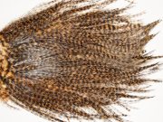 7355 Coq De Leon Dry Fly Hackle, Bronze Grade Saddle Golden Brown