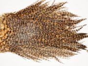 7357 Coq De Leon Dry Fly Hackle, Bronze Grade Saddle Golden Brown