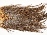 7359 Coq De Leon Dry Fly Hackle, Bronze Grade Saddle Golden Brown