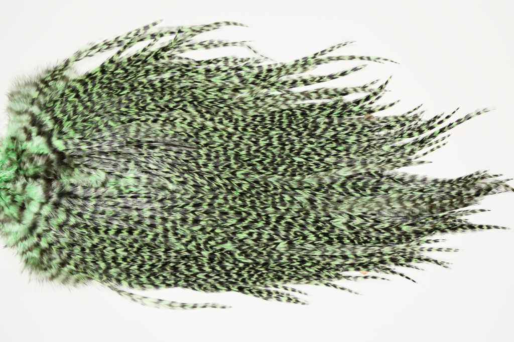 7377 Coq De Leon Dry Fly Hackle, Bronze Grade Saddle Mint