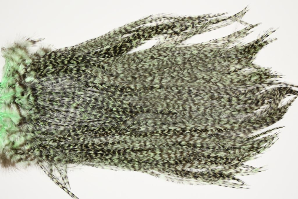 7384 Coq De Leon Dry Fly Hackle, Bronze Grade Saddle Mint