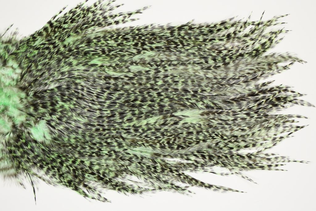 7387 Coq De Leon Dry Fly Hackle, Bronze Grade Saddle Mint