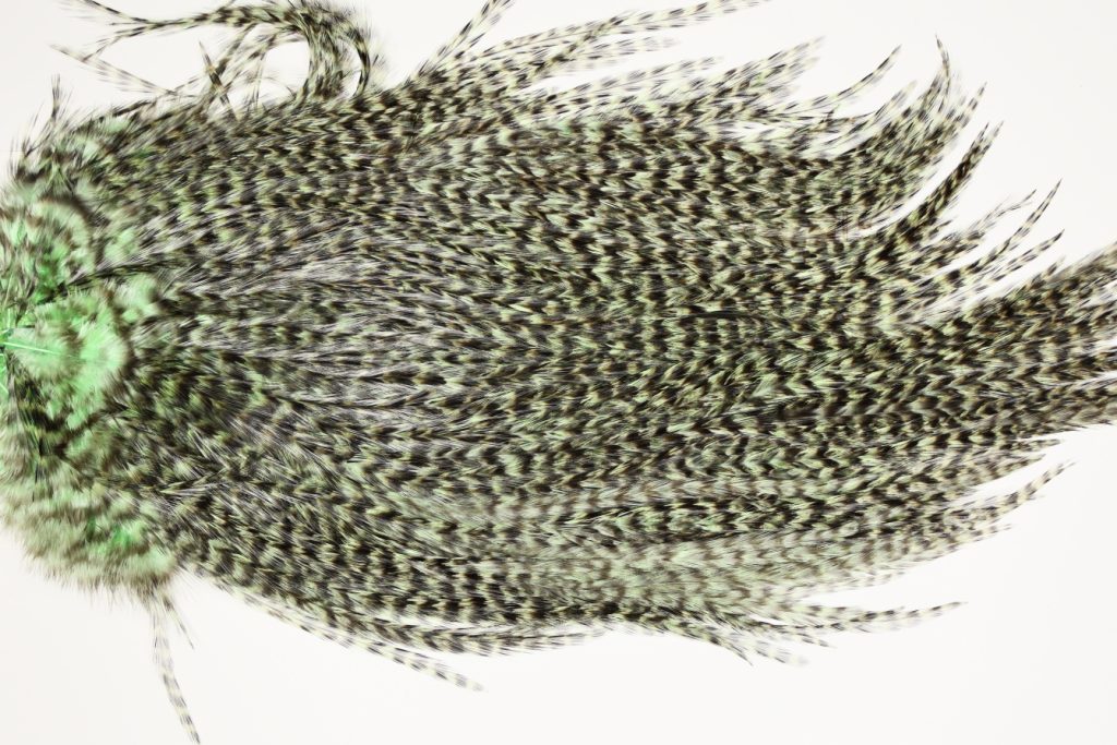 7393 Coq De Leon Dry Fly Hackle, Bronze Grade Saddle Mint