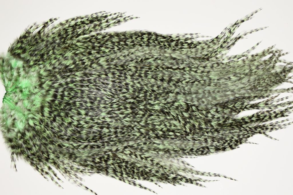 7396 Coq De Leon Dry Fly Hackle, Bronze Grade Saddle Mint