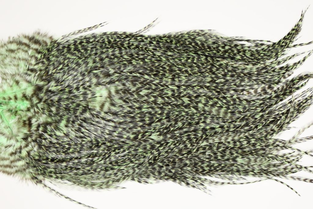 7399 Coq De Leon Dry Fly Hackle, Bronze Grade Saddle Mint