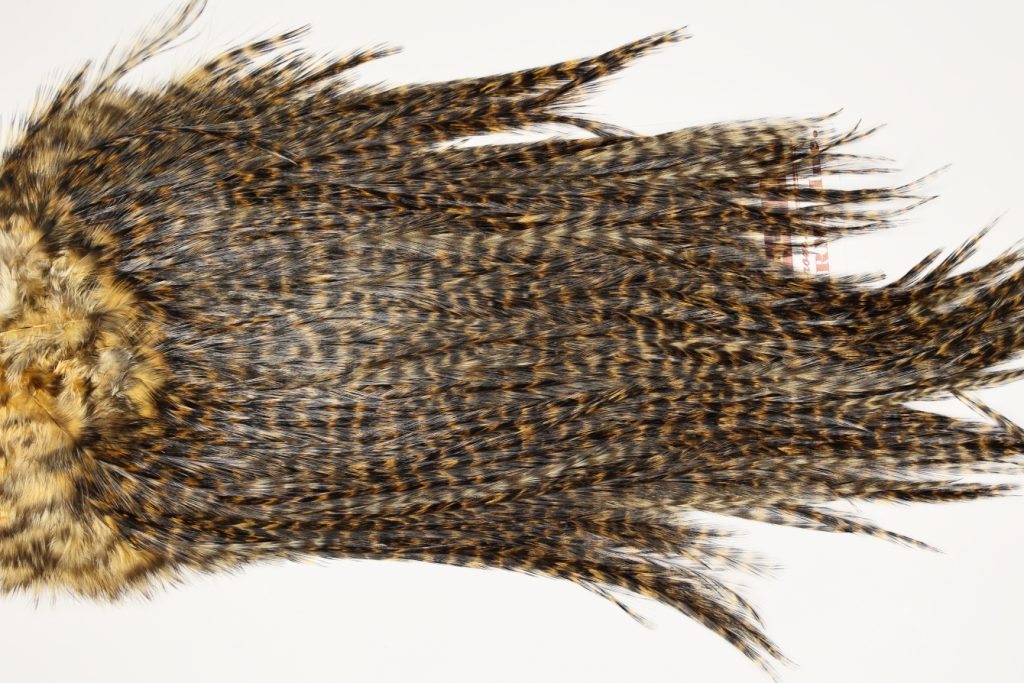 7406 Coq De Leon Dry Fly Hackle, Bronze Grade Saddle Copper Olive