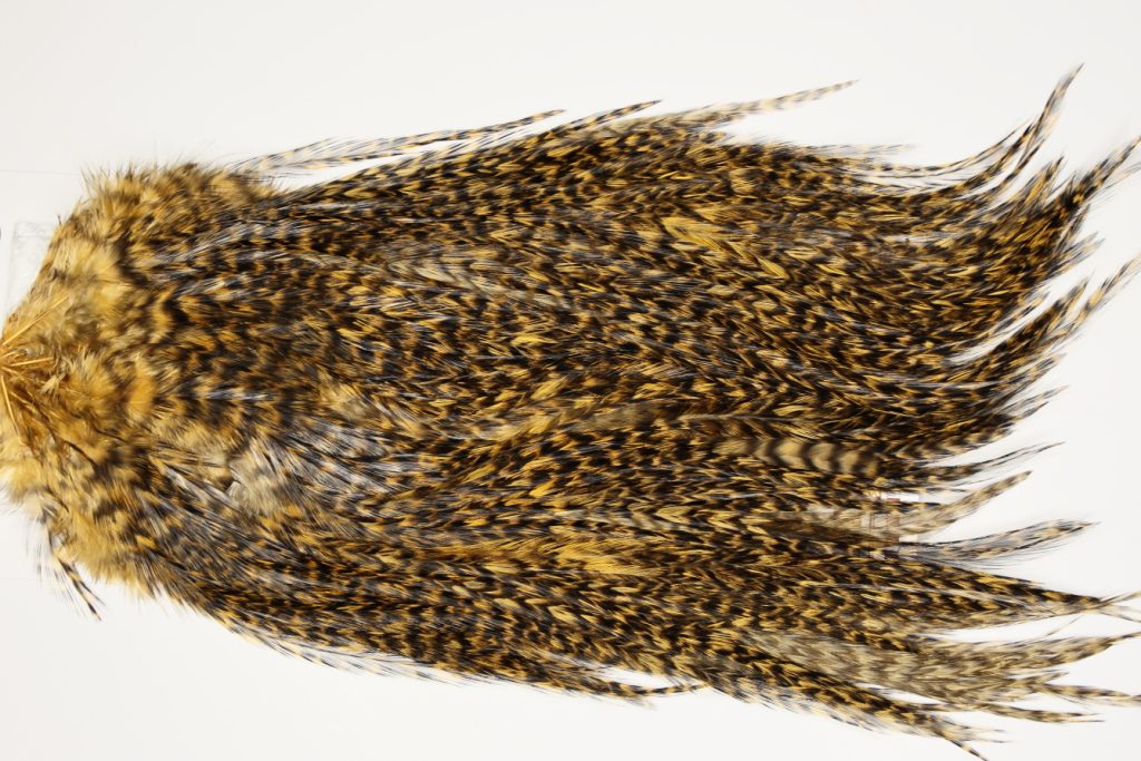 7416 Coq De Leon Dry Fly Hackle, Bronze Grade Saddle Copper Olive