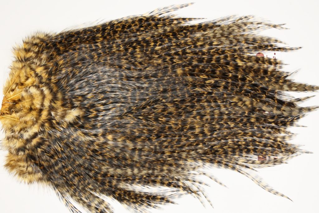 7420 Coq De Leon Dry Fly Hackle, Bronze Grade Saddle Copper Olive