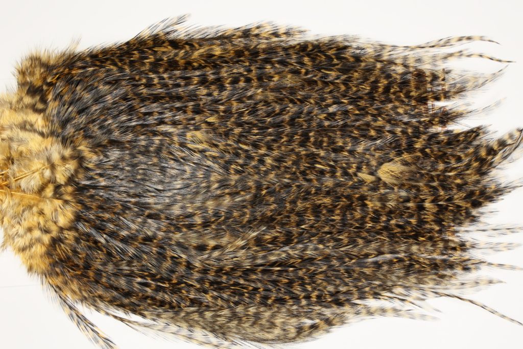 7426 Coq De Leon Dry Fly Hackle, Bronze Grade Saddle Copper Olive