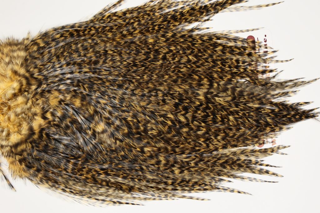 7428 Coq De Leon Dry Fly Hackle, Bronze Grade Saddle Copper Olive