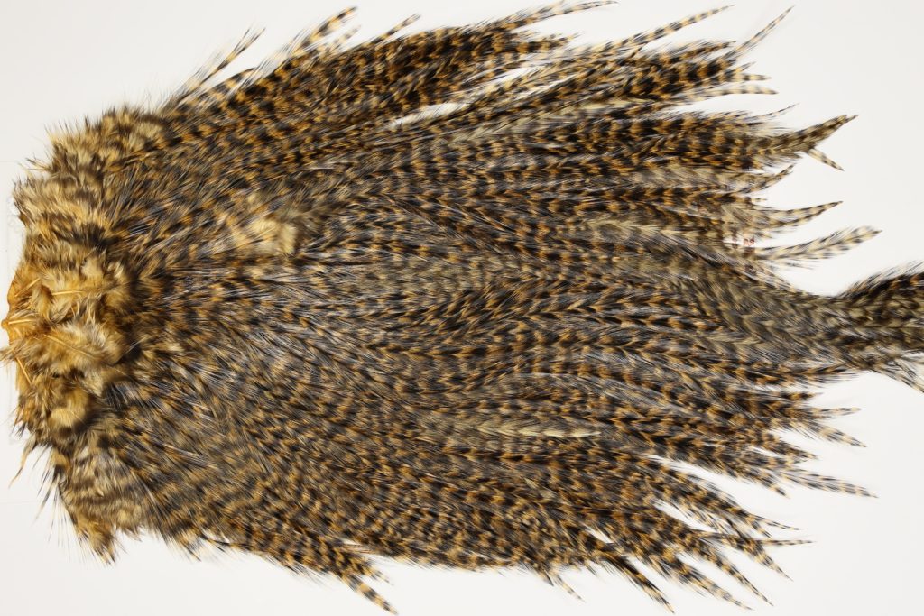 7430 Coq De Leon Dry Fly Hackle, Bronze Grade Saddle Copper Olive