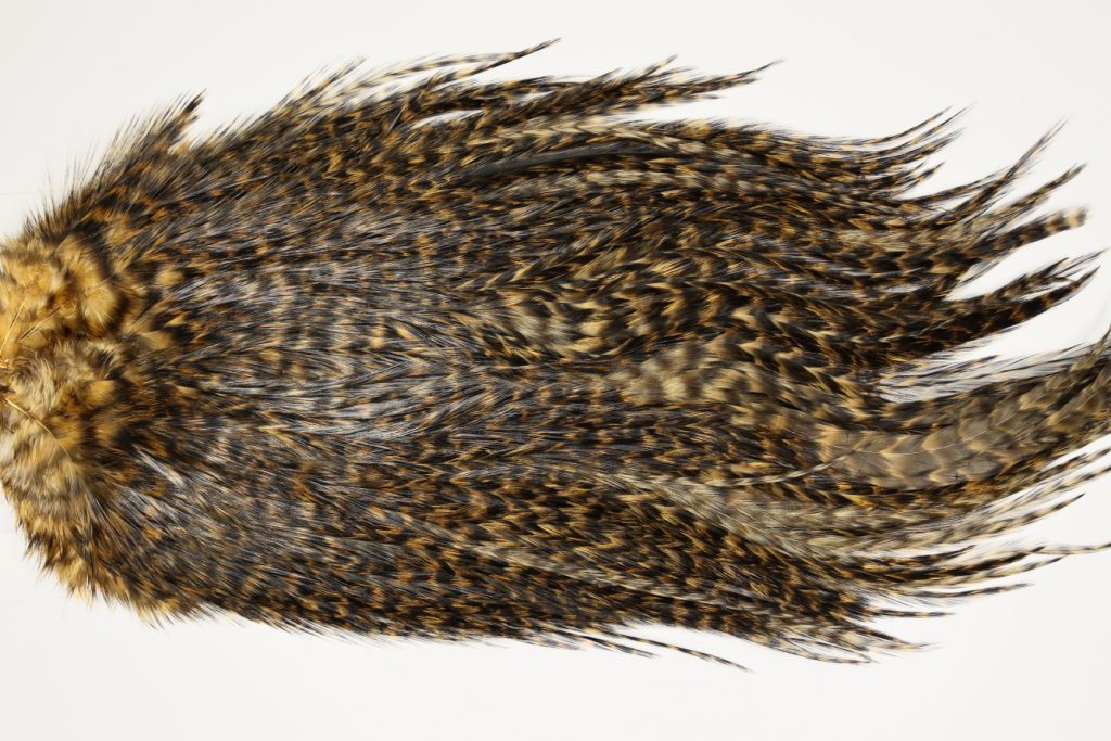 7431 Coq De Leon Dry Fly Hackle, Bronze Grade Saddle Copper Olive