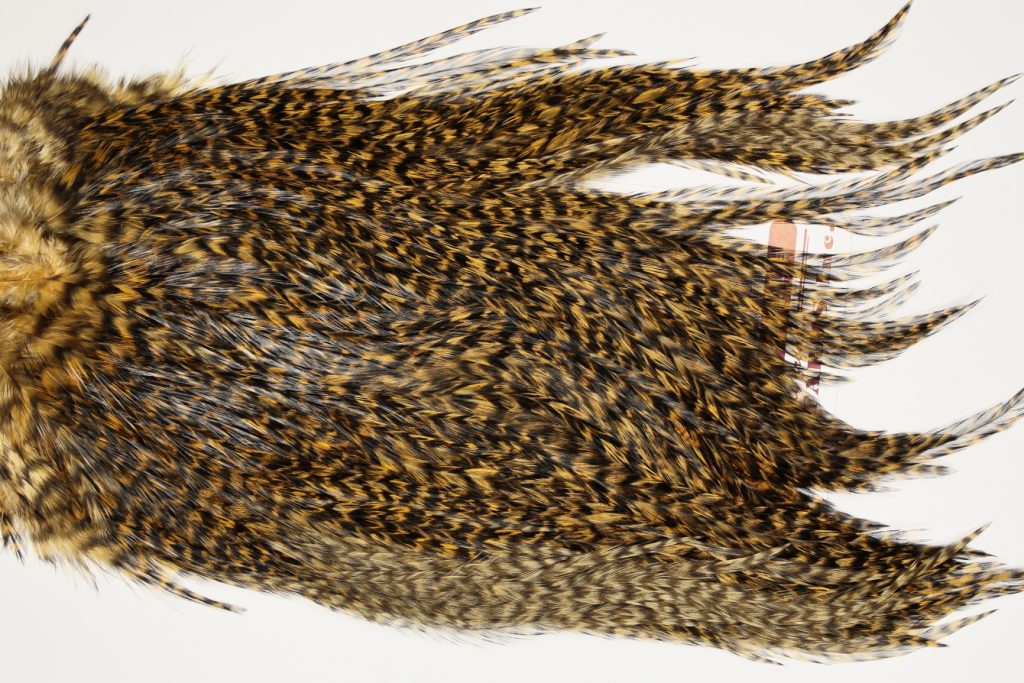 7432 Coq De Leon Dry Fly Hackle, Bronze Grade Saddle Copper Olive