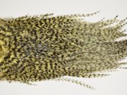 7473 Coq De Leon Dry Fly Hackle, Bronze Grade Saddle Pale Yellow