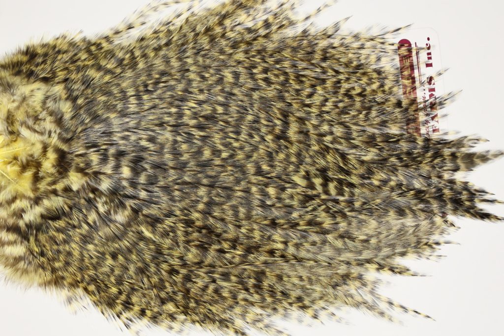 7478 Coq De Leon Dry Fly Hackle, Bronze Grade Saddle Pale Yellow