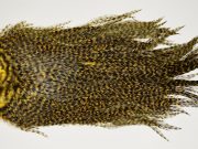 7537 Coq De Leon Dry Fly Hackle, Bronze Grade Saddle March Brown