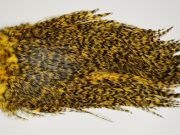 7543 Coq De Leon Dry Fly Hackle, Bronze Grade Saddle March Brown