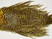 7545 Coq De Leon Dry Fly Hackle, Bronze Grade Saddle March Brown