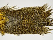 7552 Coq De Leon Dry Fly Hackle, Bronze Grade Saddle March Brown