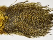 7561 Coq De Leon Dry Fly Hackle, Bronze Grade Saddle March Brown