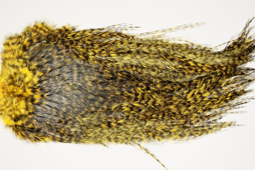 7562 Coq De Leon Dry Fly Hackle, Bronze Grade Saddle March Brown