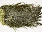 7571 Coq De Leon Dry Fly Hackle, Bronze Grade Saddle Olive