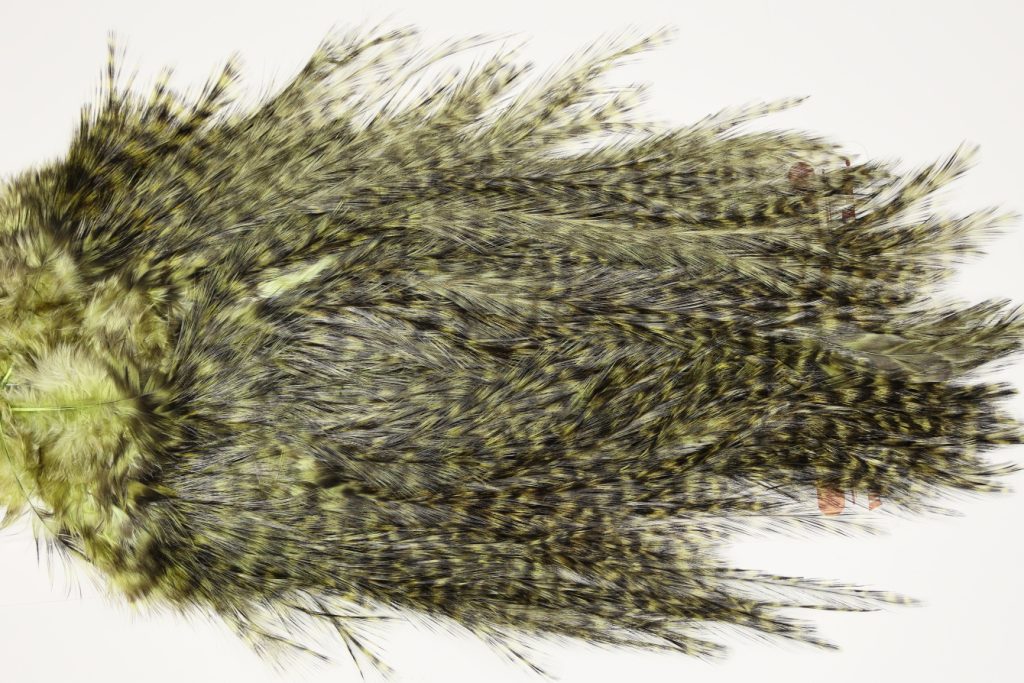 7578 Coq De Leon Dry Fly Hackle, Bronze Grade Saddle Olive