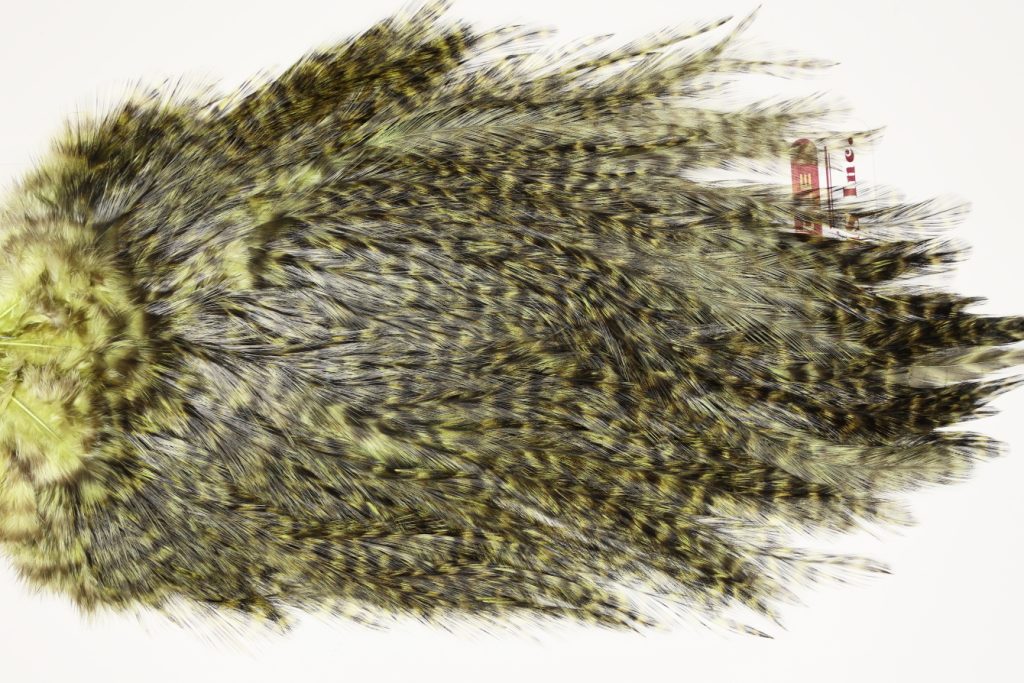 7583 Coq De Leon Dry Fly Hackle, Bronze Grade Saddle Olive