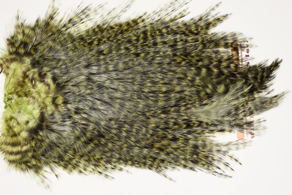 7597 Coq De Leon Dry Fly Hackle, Bronze Grade Saddle Olive