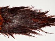 7613 Coq De Leon Dry Fly Hackle, Bronze Grade Saddle Fiery Brown