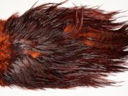7615 Coq De Leon Dry Fly Hackle, Bronze Grade Saddle Fiery Brown