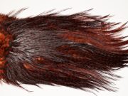 7616 Coq De Leon Dry Fly Hackle, Bronze Grade Saddle Fiery Brown