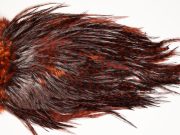 7625 Coq De Leon Dry Fly Hackle, Bronze Grade Saddle Fiery Brown