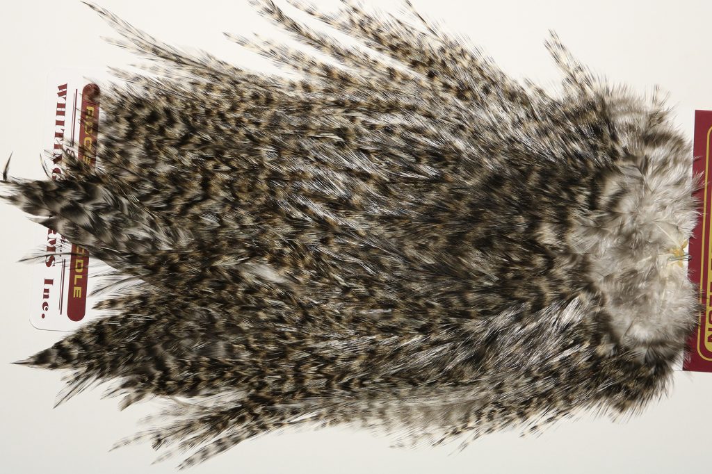 CDLBGS-3714 Coq De Leon Dry Fly Hackle, Grizzly Bronze Gr Saddle