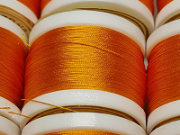 Pearsall's Gossamer Pure Silk Thread #19 Hot Orange