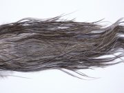 194 - JimsFlyCo Dry Fly Hackle, Dark Dun #2 Grade Rooster Saddle, Ties Sizes 12-14