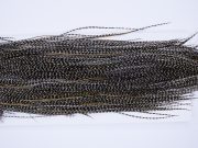 321 - Heritage Dry Fly Hackle, Grizzly Variant #2 Grade Rooster Saddle, Ties Sizes 14-18