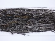 322 - Heritage Dry Fly Hackle, Grizzly Variant #2 Grade Rooster Saddle, Ties Sizes 14-18