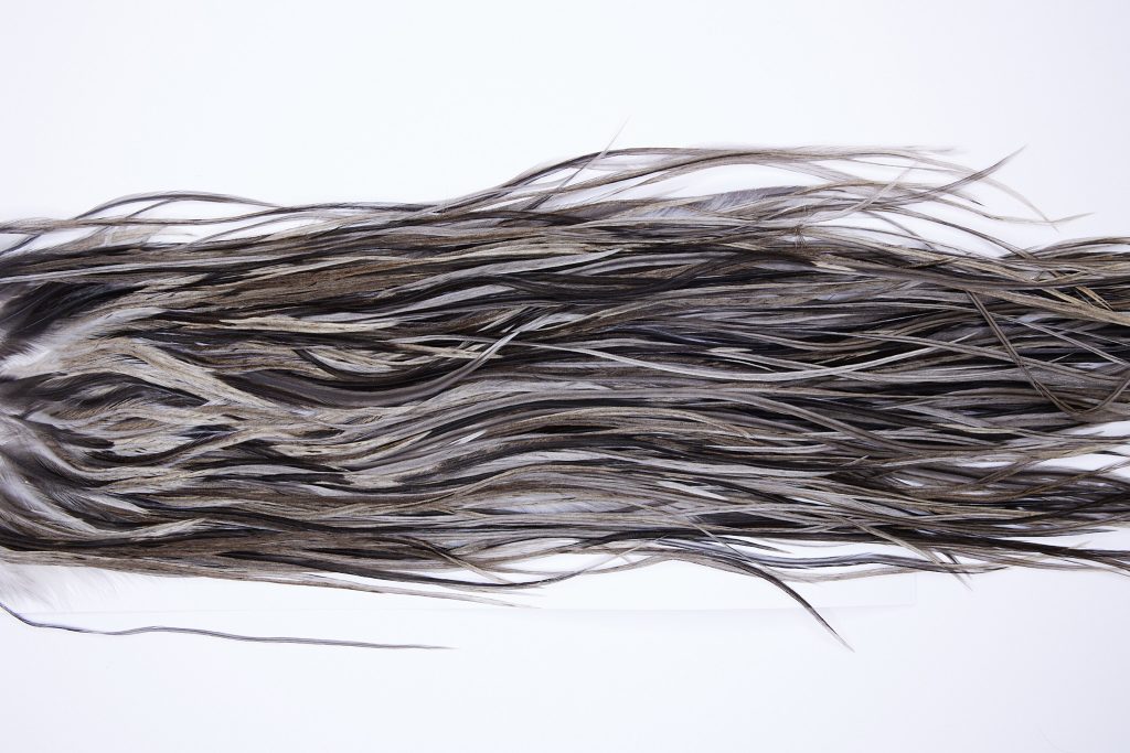 60 - JimsFlyCo Dry Fly Hackle, Variant #1 Grade Rooster Saddle, Ties Sizes 12-14