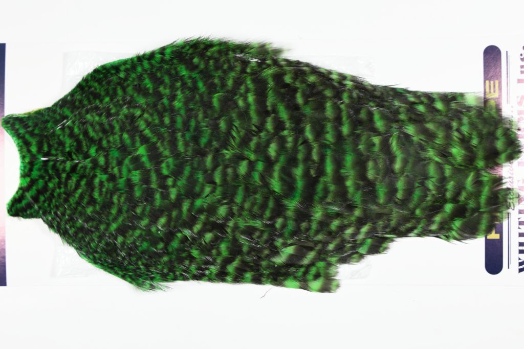 AHC-6759 American Hen Cape Grizzly dyed Highlander Green