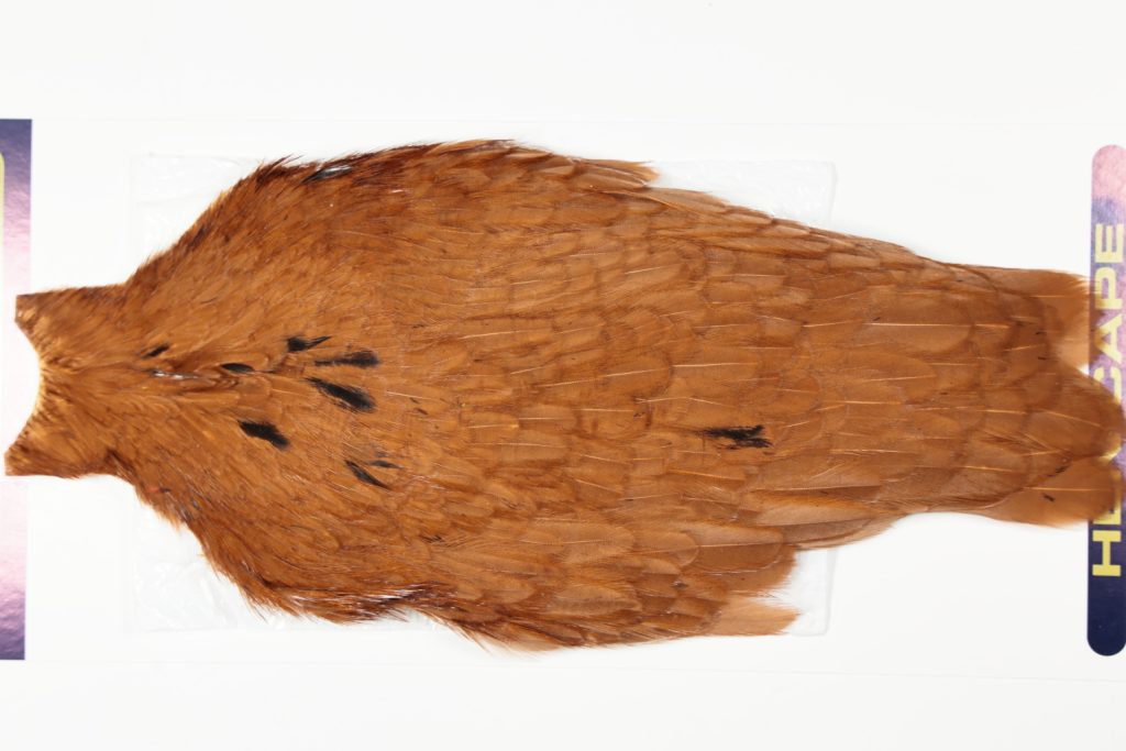 AHC-6771 American Hen Cape White dyed Brown