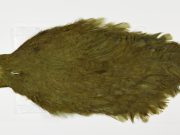 AHC-6673 American Hen Cape White dyed Dark Olive