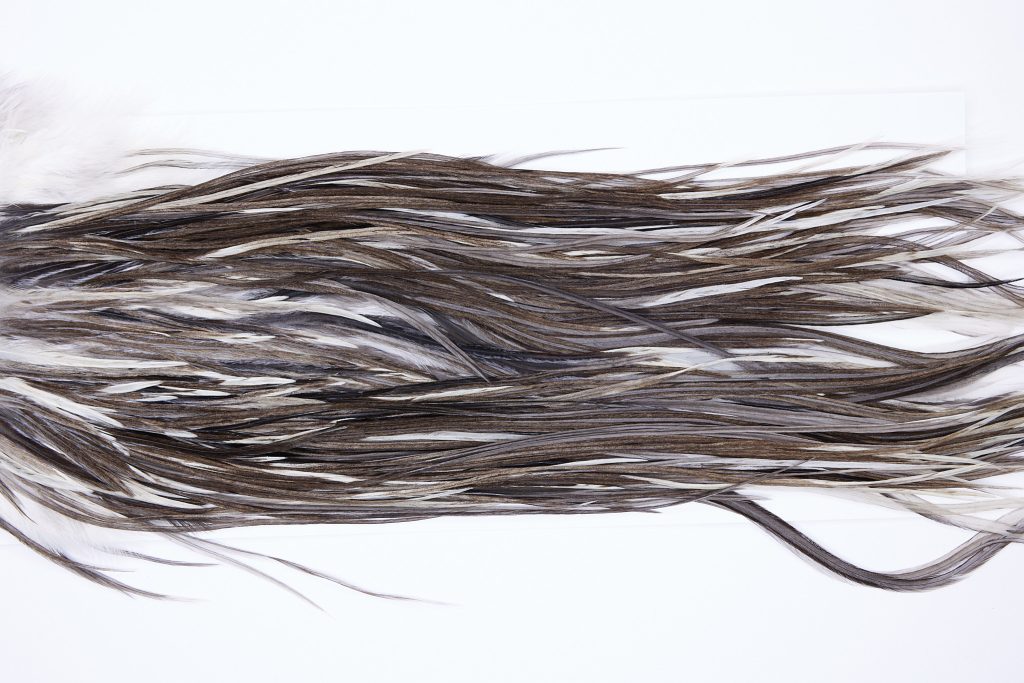 86 - JimsFlyCo Dry Fly Hackle, Variant #2 Grade Rooster Saddle, Ties Sizes 12-14